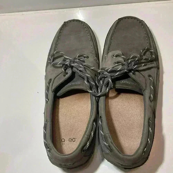 Sebago Men’s Dockside Crest Vent Graphite Collection Casual Boat shoes size 9.5 - Picture 6 of 9